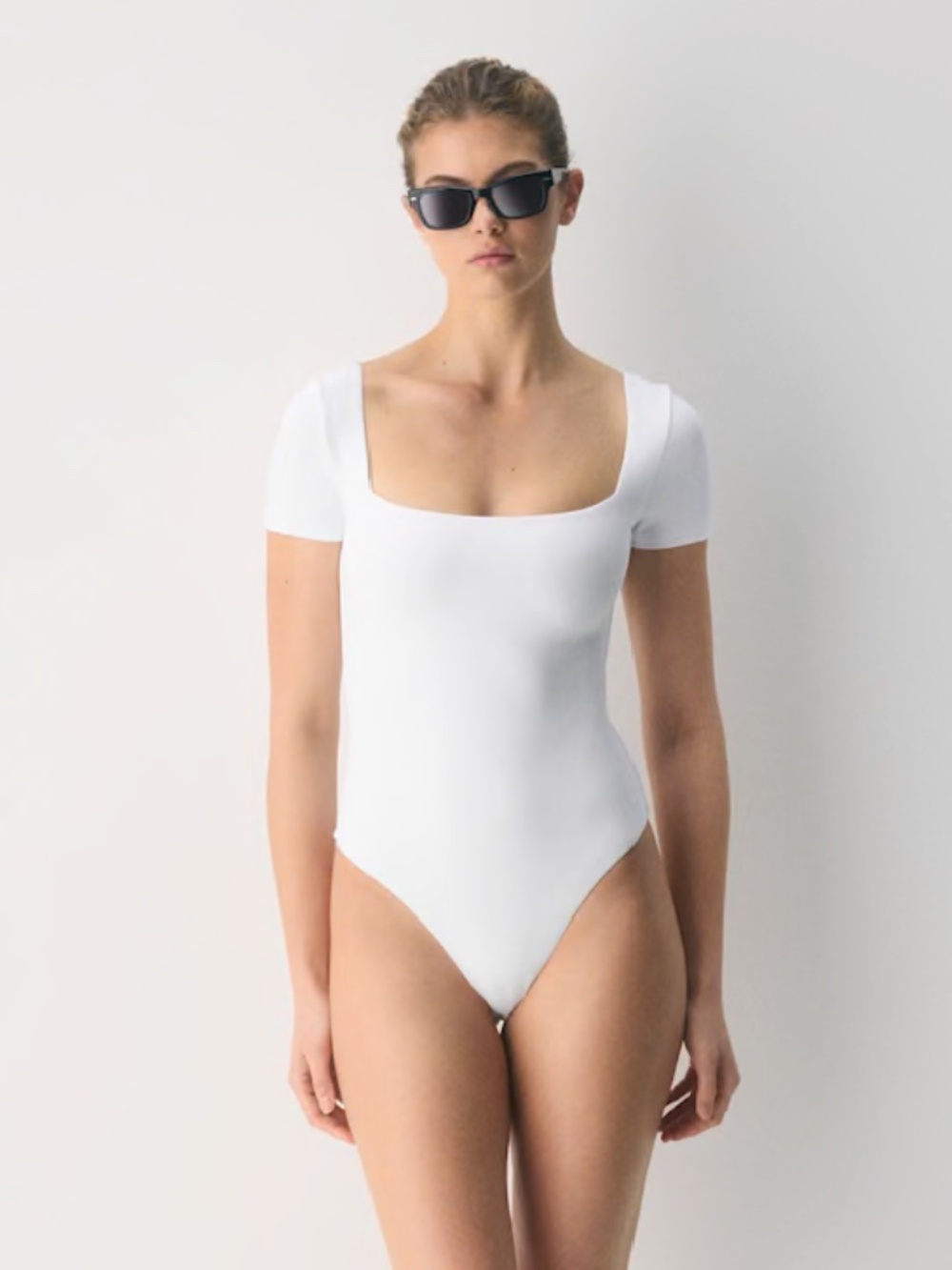 Aritzia Original Contour Manner Bodysuit - Bright White